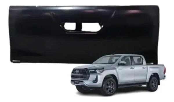 Portón Trasero Toyota Hilux 2016- 2023 Sin Luz De Stop