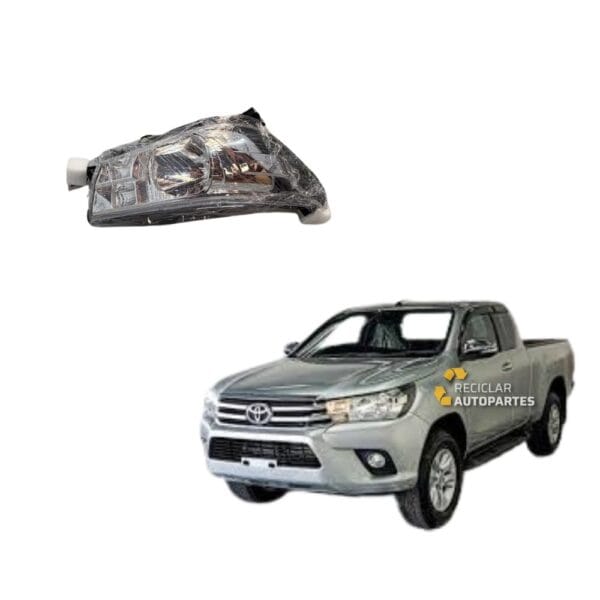 Óptica Derecha Toyota Hilux 2.4-2.8 REVO (2016+) - Versión Normal Halógena -