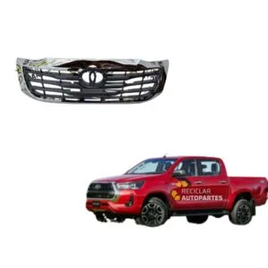 Grilla Central De Paragolpes Cromada Toyota Hilux (Modelos 2012 - 2015)