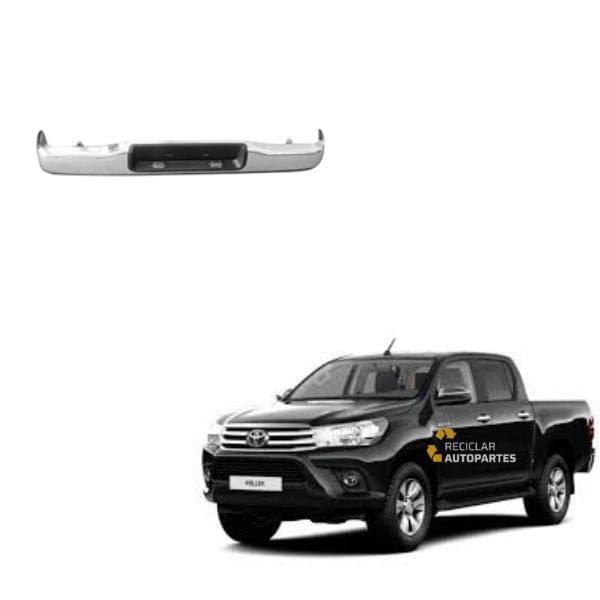 Paragolpe Trasero Recto con Soportes Toyota Hilux (2012 - 2015)