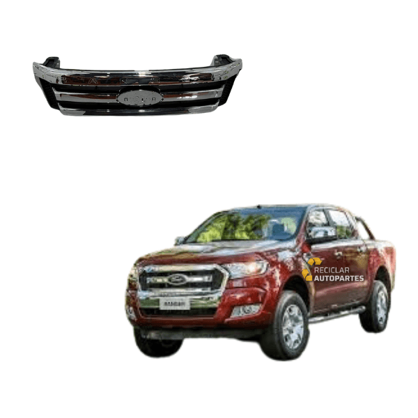 Grilla Central De Paragolpes Cromada Ford Ranger (Modelos 2013 - 2016)