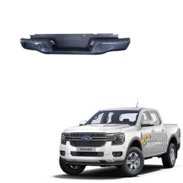 Paragolpe Trasero Completo Negro Ford Ranger (Línea 2024+)