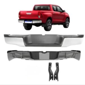 Paragolpe Trasero Completo con Soportes Toyota Hilux (2016 - 2019)