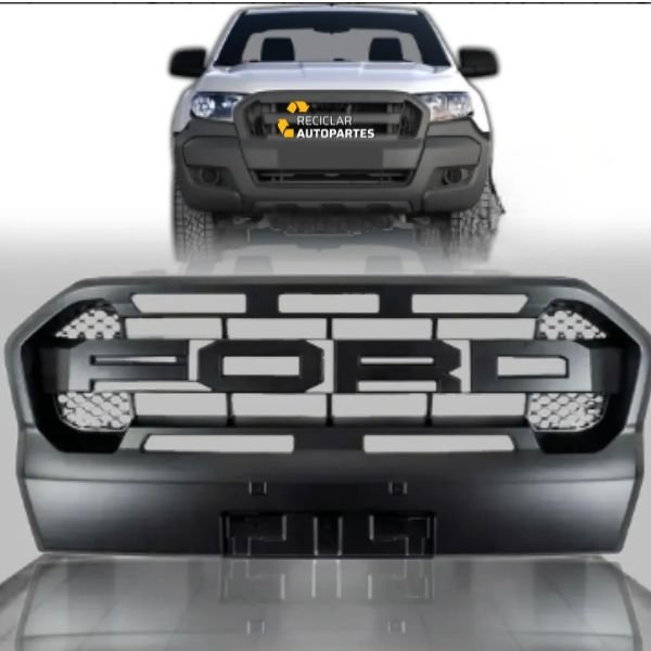 Parrilla Central Estilo Raptor Ford Ranger (Modelos 2016 - 2024)