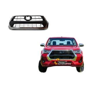 Parrilla Central  Cromada Toyota Hilux 2022-2026