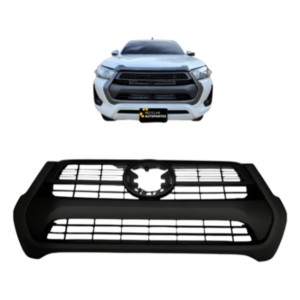 Parrilla Central Toyota Hilux Negra 2022-2026