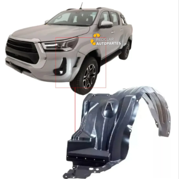 Pasarrueda de Plástico Delantero SR/SRV/SRX Toyota Hilux 2016-2022
