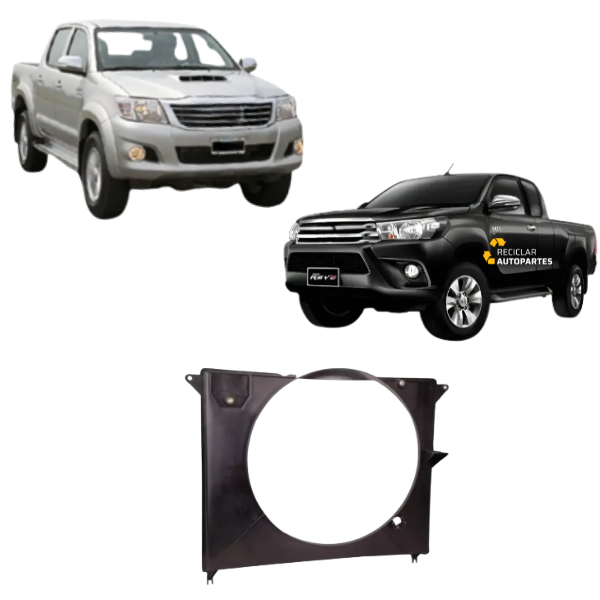 Encausador Radiador Toyota Hilux 2016-2026