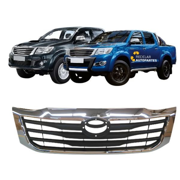 28638 Parrilla Cromada Toyota Hilux SW4 2005-2015 CROMADA