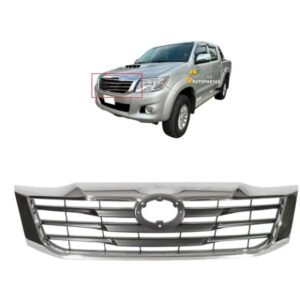 Parrilla Toyota Hilux 2012-2015 Cromada Centro Gris