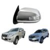 Espejo Eléctrico Derecho Toyota Hilux 2005-2015 Con Guiño Cromado  5 PINES