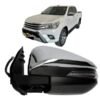 Espejo Eléctrico Derecho Toyota Hilux 2016-2025 Con Guiño Cromado 7 PINES