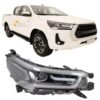 Óptica Toyota Hilux SRX 2022-2026 Cromada con Lupa Derecha