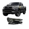 Óptica Toyota Hilux Fondo Negro GR Sport SRX Con Lupa Derecha