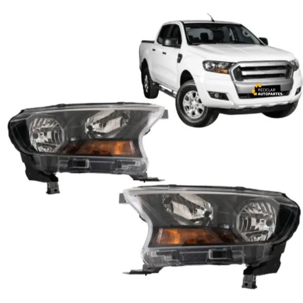 30520 Óptica Ford Ranger Izquierda STD 2016-2024 Doble Parabola