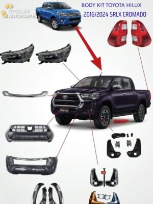 Body Kit Toyota Hilux 2016-2024 SRLX Cromado